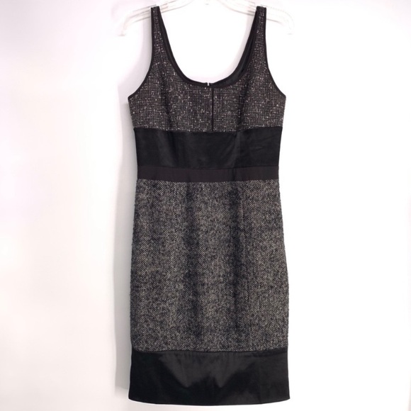 Tweed Black, white & Silver Dress Never Worn - Picture 1 of 8